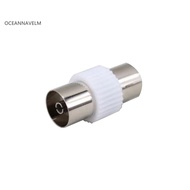 oc TV Coaxial Cable Aerial RF Antenna Extension Adapter Female to Female Connector