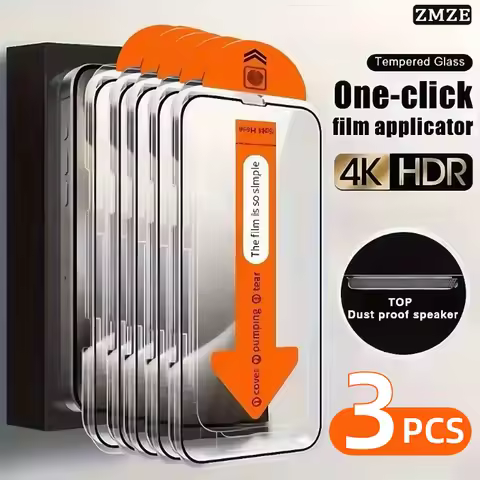 3 Pcs Dust Free Screen Protector for Samsung A56 5G A55 A54 A17 A41 A36 A35 A53 A16 A15 A26 S25 S24