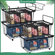 ❖Dreamlandss❖  4Pcs Freezer Organizer Bins Fits 5/7 Cu.Ft Chest Freezers Expandable Freezer Containe
