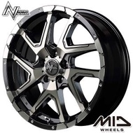 サマータイヤ ホイール4本セット 225/40R18インチ 5H114 MID ナイトロパワー デリンジャー BMP/BC ダンロップ ルマン5+