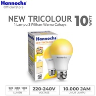 Hannochs New Tricolour 10 Watt Bohlam LED 3 Warna Multifungsi Lampu Warna Warni