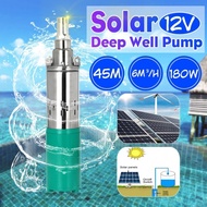 Pompa Air Tenaga Surya 180W 12V DC Untuk Sumur Irigasi Taman Rumah