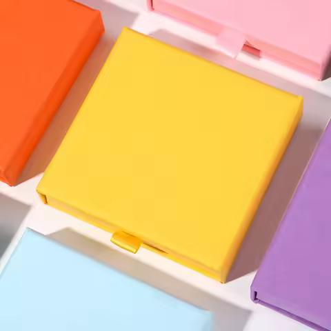 Box 8*8 Paper Box Jewelry Case Paper Case Jewelry Box For Rings Necklaces Brooches