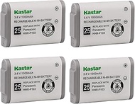 Kastar 4-Pack Cordless Phone Battery Replacement for Panasonic HHR-P103 KX-TG2352 KX-TG2382 KX-TG2383 KX-TG2720 KX-TGA273, Radio Shack 23-906 23-966 43-9004 43-9018, V-Tech 8004290000, Philips SJB4142