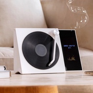 Youpin Retro Vinyl Record Player Bluetooth Speaker Desktop Multifunctional Lyrics Audio Gift