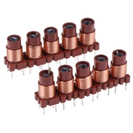 AGBBG 10pcs 12T 0.6uH-1.7uH ปรับ High-Frequency Ferrite Core INDUCTOR