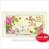 [Delivery48h] Ailuo AL53376 3D swan and husband and wife embroidery painting