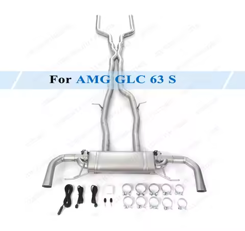 Performance Exhaust System for Mercedes Benz AMG GLC 63 S Coupe 4.0T Electric Valve Remote Control