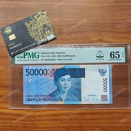 PMG 65 EPQ IGN NGURAH RAI RP 50000 2009 SOLID 5 #KHA555555
