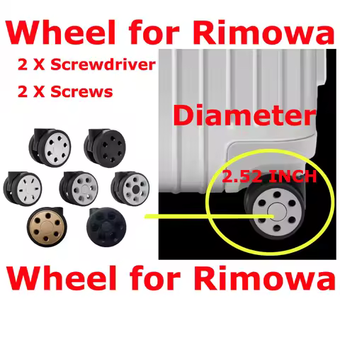 Diameter2.52 INCH/5CM Wheels for rimowa luggage wheel replacement rimowa suitcase wheels replacement