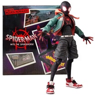 Sentinel Sv อะนิเมะ Action In Stock Spider-Verse Miles Morales Peni Parker Action Figurine Movable ต