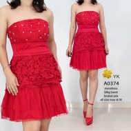 Yksale 0374 kemben jala dress pesta sweet seventeen dress sale murah habisin stock gudang