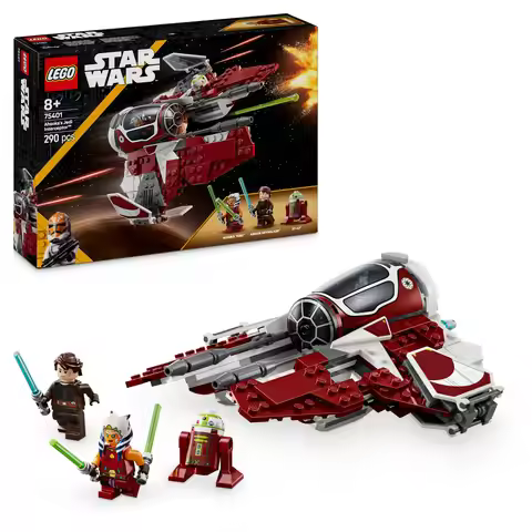 LEGO Star Wars 75401 Interceptor Jedi de Ahsoka Caza Estelar de Juguete para Niños y Niñas de 8 Años