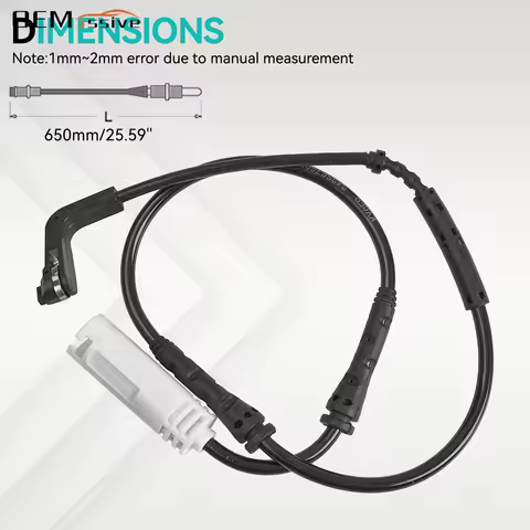 2PCS Brake Pad Wear Sensor Wire For BMW 1 Series E87 E81 3 Series E90 E91 E92 E93 Front & Rear Set 3