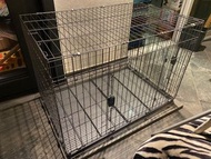 接近全新 中型 大型 不銹鋼 狗籠 寵物