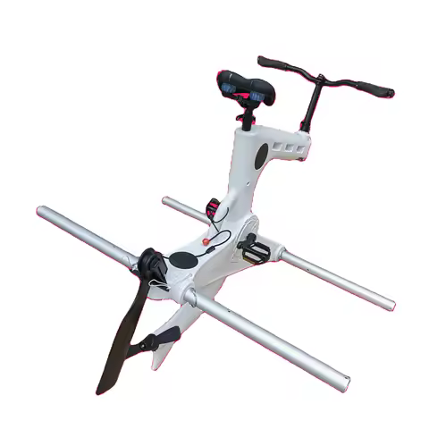 New Single Water Bike Pedal Dinghy Pedal Boat Floating Bicycle Bike's Frame for Sale