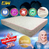 [FREE GIFT KING KOIL PILLOW ] Wonderland 8 Inches Natural Latex Foam Hotel Mattress / Tilam / Nap Ma