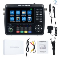 iBRAVEBOX V10 Finder Pro+ Satellite Finder Signal Meter 4000mAh Battery For DVB-S/S2/S2X/T/T2/C Rece
