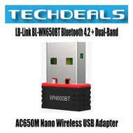 LB-Link BL-WN650BT Bluetooth 4.2 + Dual-Band AC650M Nano Wireless USB Adapter