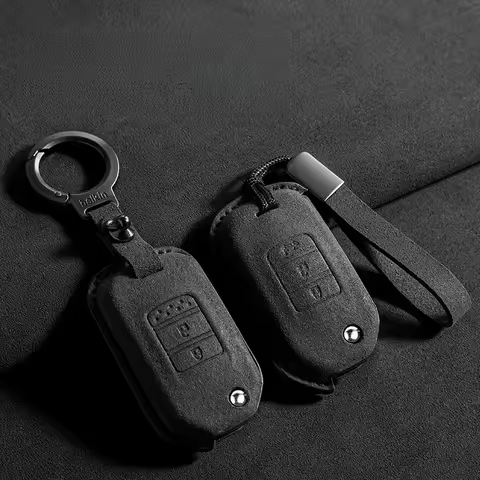 Car Key Fob Cover For Honda Old CR‑V, Accord, 8th/9th Civic, Fit, City, Odyssey RB1/RB3 & More
