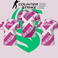 Falcon Esports Club 2026 Summer New Jersey CS2 NIKO KYOUSUKE Training Apparel Men's Customizable Bre