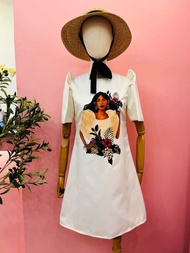 Style By Tiffany Maria Filipiniana Dress Full Lining Cotton