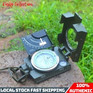 Professional Military Army Geology Metal Sighting Compass for Camping Hiking