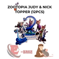 ZOOTOPIA JUDY & NICK TOPPER | 12PCS |