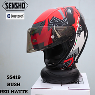 หมวกกันน็อคเตมใบSensho pit bull 93 รองรับหูฟังบลูทูธ ฟรีสติกเกอร์ pit bull sensho