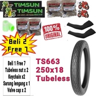 [free  gift🎁]Free shipping🚗Timsun TS663 Size 18 Tube Tire & tubeless tire 250-18 275-18