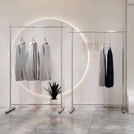 Clothing Store Floor-standing Stainless Steel Simple Nakajima Children's Clothing Display Stand Men 