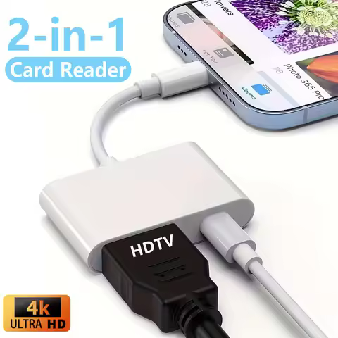 2 in 1 USB C to HDMI Adapter For iPhone 16 pro Max Type C Digital Adapter 4K Sync Screen Connector F