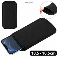NARCISSUS13A0E Phone Pouch, Neoprene Shockproof Phone Bag, Scratch-Resistant Black Color hone  Bag