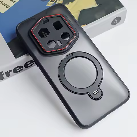 Case For Honor Magic 7 RSR Porsche Design / Magic 7 Pro Luxury Matte 360° Rotating Stand Magsafe Mag