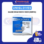 UNIGLOVES GAUZE SWAB 10CM X 10CM (100PCS)