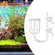 [utruiut0k] 3.5cm Diameter Glass Co2 Diffuser Aquarium Bubble Counter Clear Oxygen Enrichment Device
