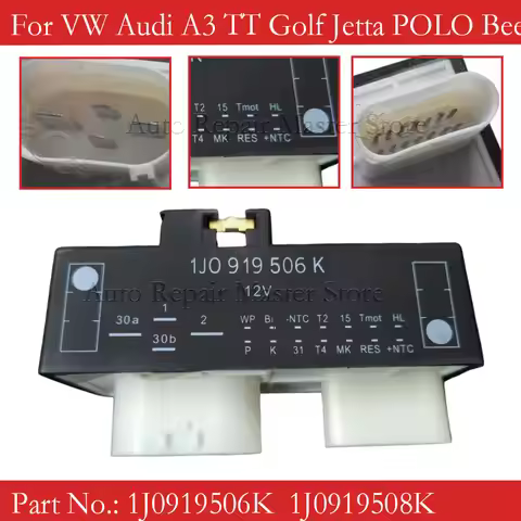Cooling Fan Relay For Jetta Golf TT Beetle radiator 1J0919506K / 1J0 919 506K / 1J0 919 506 K