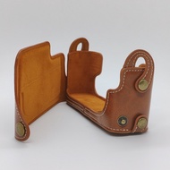 Camera Bag Case For Fujifilm X-E2 X-E1 XE2 XE1 Cover PU Leather Half Body Set With Bottom Opening