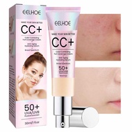 CC Sunscreen Cream Face Isolation Sun Protection Makeup Concealer Oil Control Brighten Moisture Lotion Healthy Skin Care SPF50+