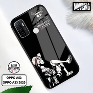 "MARKAS KESING ! - Case OPPO A53 / A33 2020 - ( WANPIS ) - Penutup Hp - Glass - Silikon - Kesing 2D - Mika - Terbaru &amp; Keren!!"