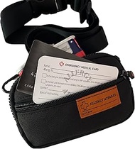 Allergy Apparel Auvi Q Carrying Case, Black Compact Insulated