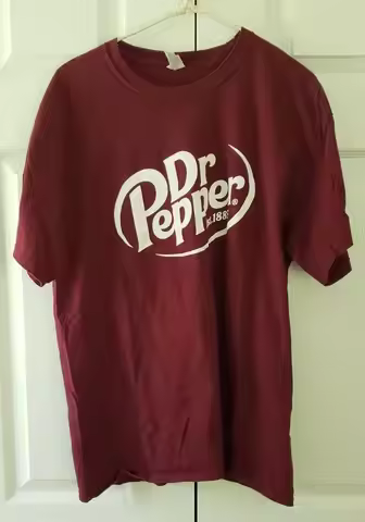 Men's VINTAGE 1990s Dr Pepper Port Company Short sleeve T shirt 100 Cotton L
