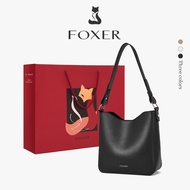 FOXER Women's Bags Fashion Shoulder Bag Commuter Bag Simple Handbag Bucket Bag