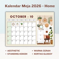 Desk Calendar 2026 | 2026 SITTING CALENDAR | Aesthetic Calendar 2026| Calendar Planner Calendar HOME