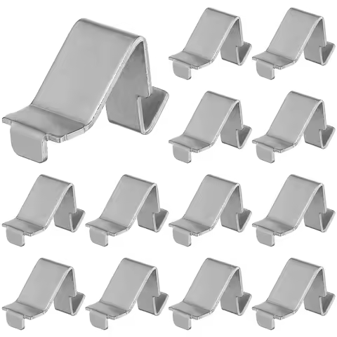 10pcs Heavy Duty Metal Cabinet Shelf Clips Heavy Durable Duty Shelving Supports for File Cabinets an