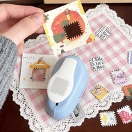 Postage Stamp Puncher Rectangular Hole Puncher Scrapbooking Punchesor Office Supplies