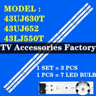 NEW 1 SET LG 43UJ630T 43LJ550T 43UJ652 43UJ630 LED TV BACKLIGHT