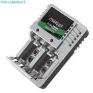 SEPTEMBERB Rechargeable Battery Travel AC Wall Batteries AA AAA 9V Ni-Mh Ni-Cd