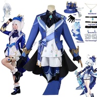 Furina Focalors Cosplay Genshin Costume Impact Carnival Unifo