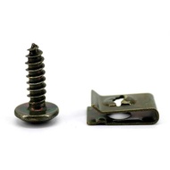 10pcs SCREW COVERSET COVER SET M4 M5 SCREW SKRU + CLIP